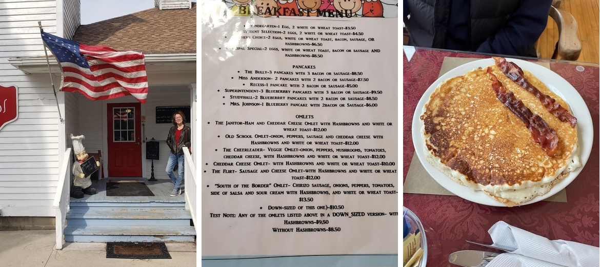 Old School Cafe Menu